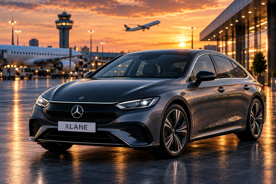 All-electric Mercedes EQE journey