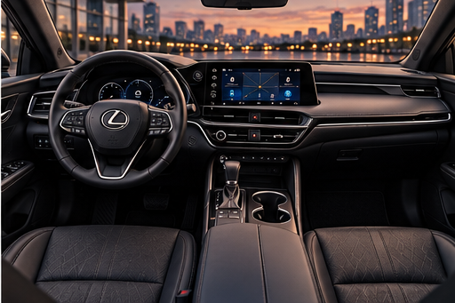 Executive cockpit and console detail